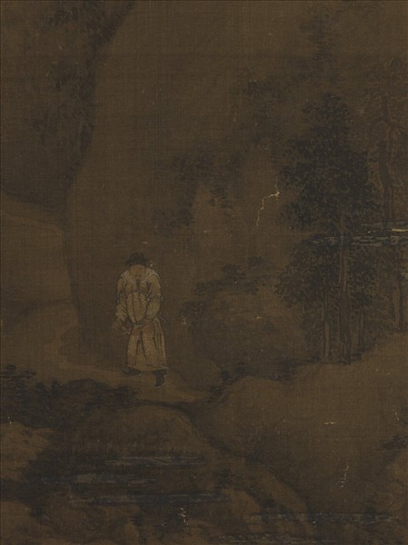 元人畫山水　軸