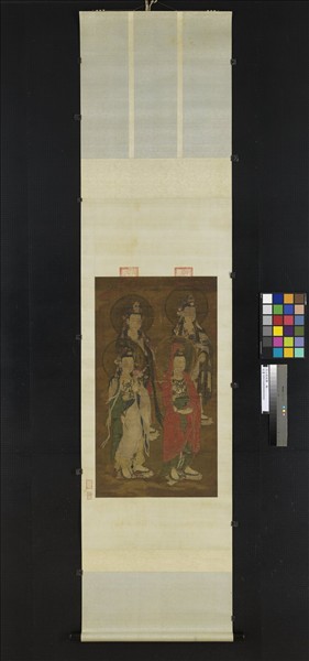 元人說經圖　軸