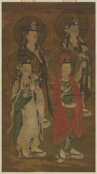 元人說經圖　軸