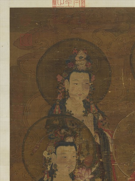 元人說經圖　軸