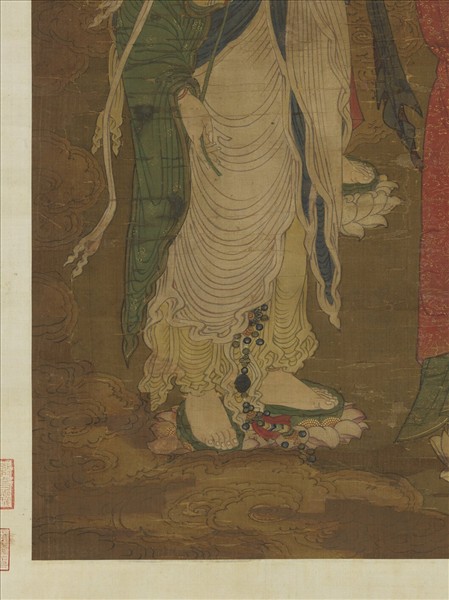 元人說經圖　軸