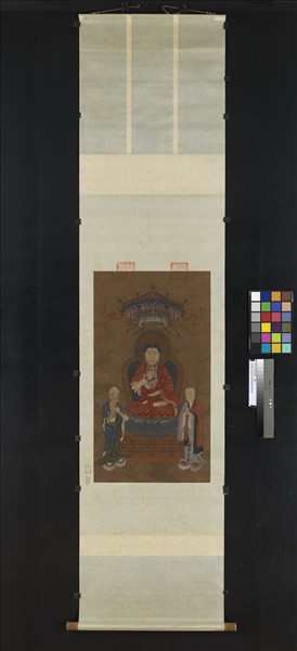 元人說經圖　軸