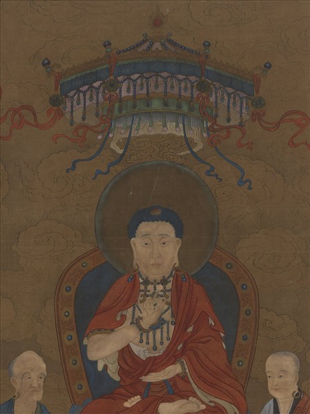 元人說經圖　軸