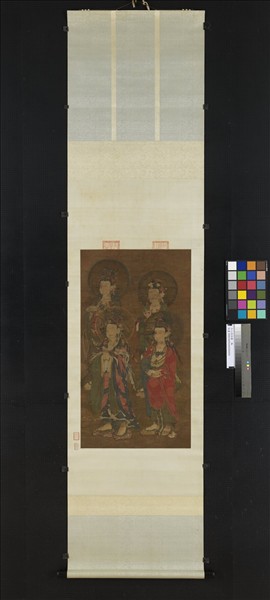 元人說經圖　軸