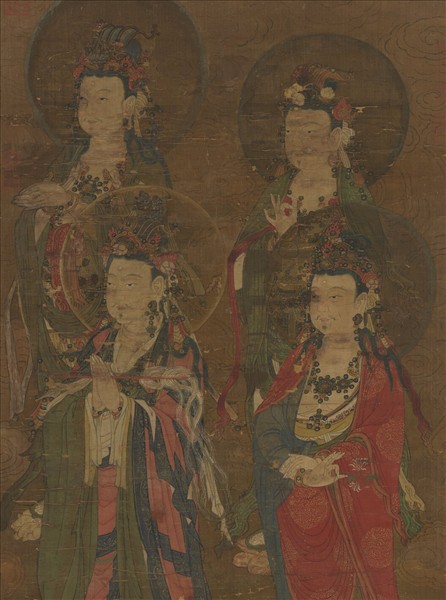 元人說經圖　軸