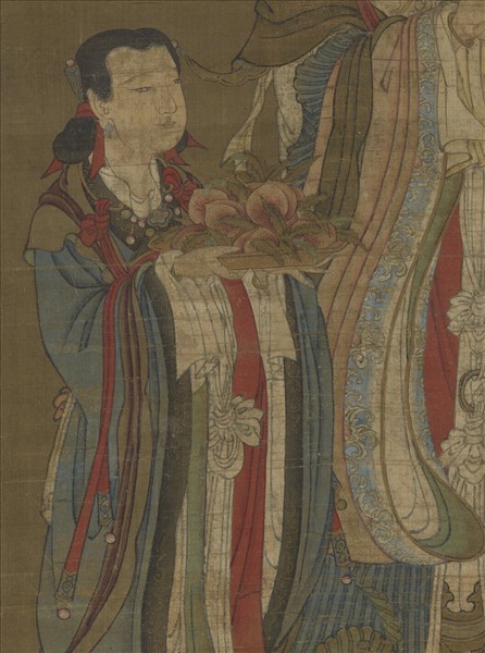 元人獻壽圖　軸