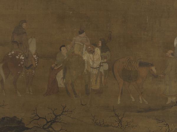 元人文姬歸漢圖　軸