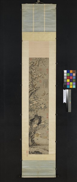 元人鳩雀先春圖　軸