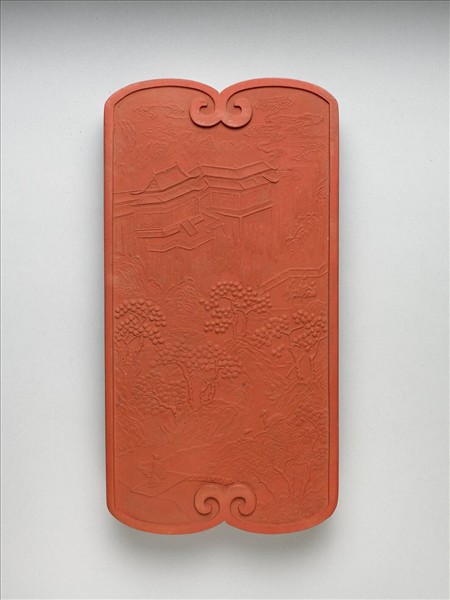 「仙山樓閣」硃墨