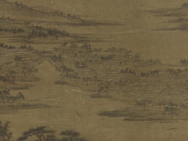 明陳汝言荊溪圖　軸