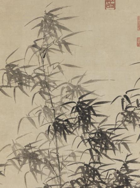 明夏昶清風高節圖　軸