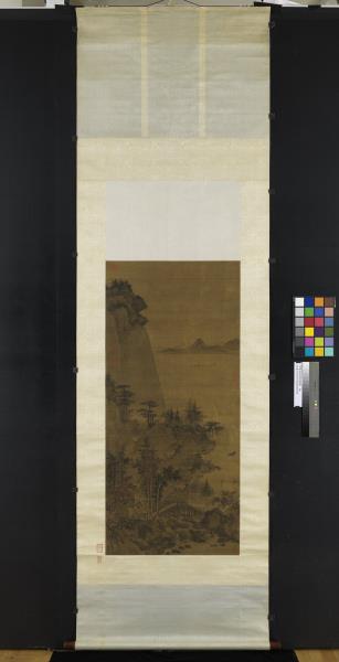 明戴進溪橋策蹇圖　軸