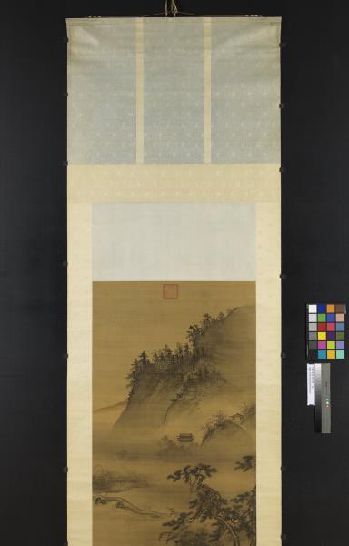 明戴進春遊晚歸　軸