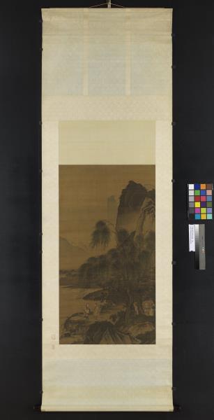 明戴進渭濱垂釣圖　軸