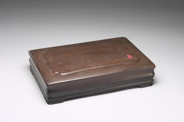 長方形木硯盒