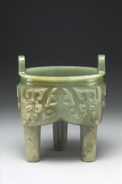 玉獸面紋鼎