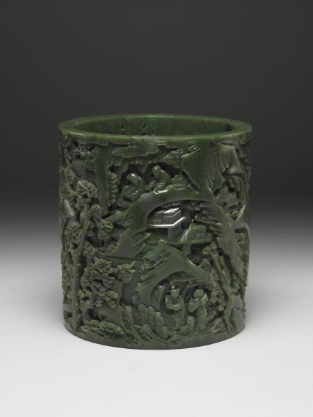 玉石室藏書筆筒