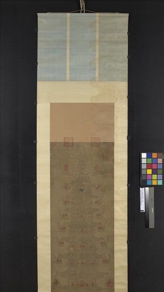 明人書法華經塔　軸