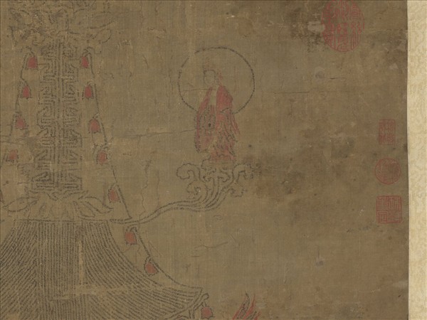 明人書法華經塔　軸