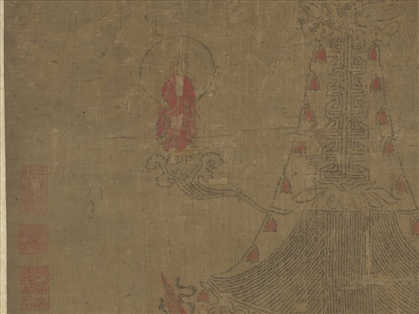 明人書法華經塔　軸