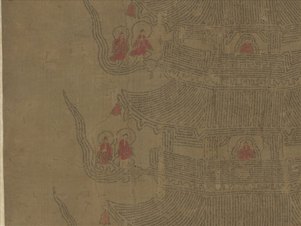 明人書法華經塔　軸