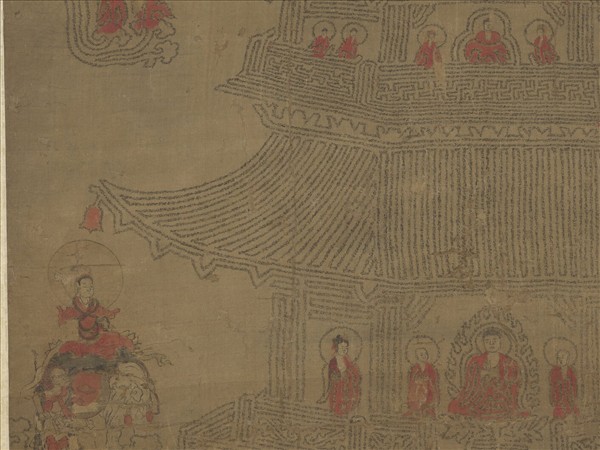 明人書法華經塔　軸