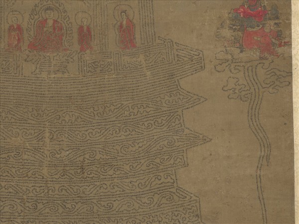 明人書法華經塔　軸