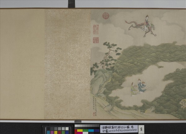 清顧銓摹阮郜女仙圖　卷