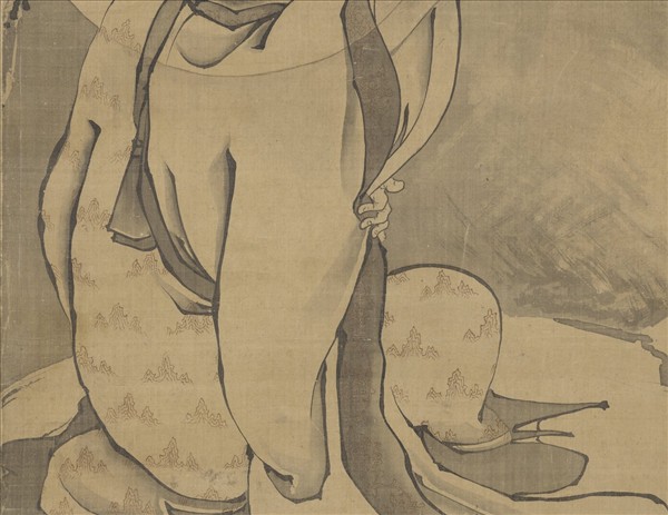 元人畫第十四納阿噶塞納尊者　軸