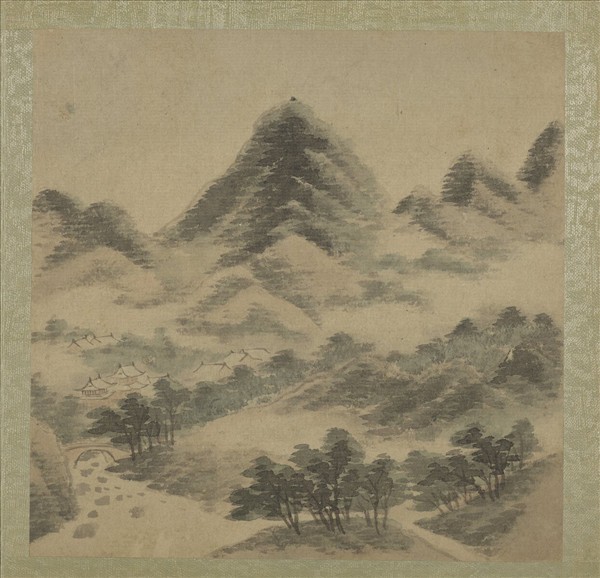 清王翬擬古山水畫冊　冊　浮嵐暖翠