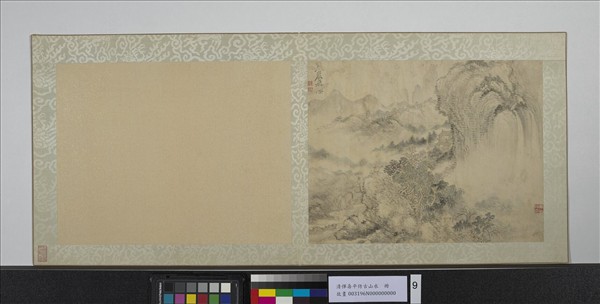 清惲壽平仿古山水　冊　蒼巖飛瀑