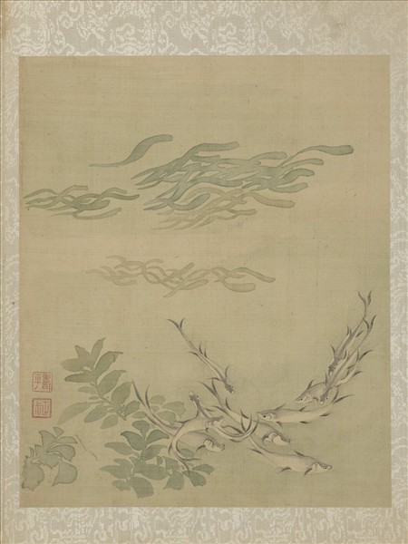 清惲壽平魚藻圖　冊　魚藻