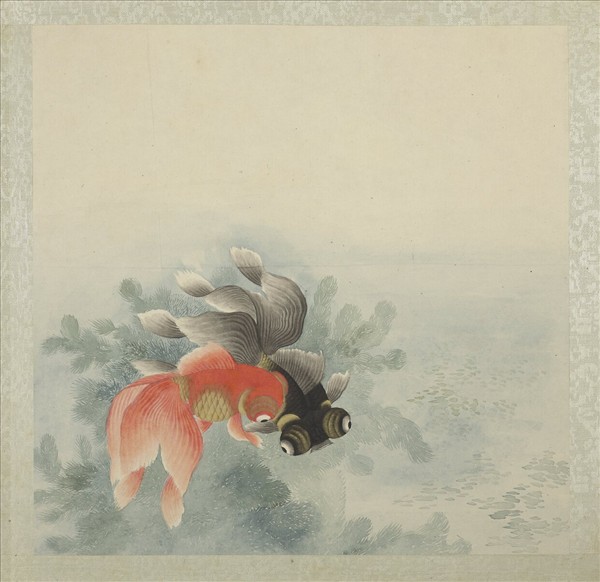 無名氏畫魚　冊　金魚一