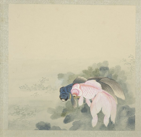 無名氏畫魚　冊　金魚十