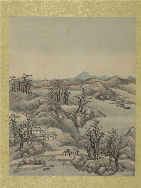 清允禧山水　冊　楓葉霜林