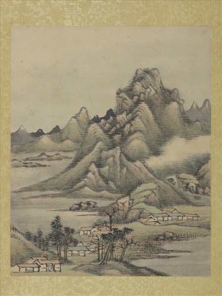 清允禧山水　冊　田舍幽棲