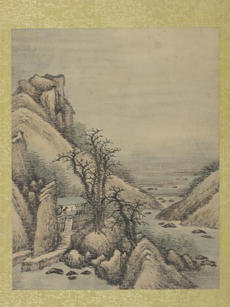 清允禧山水　冊　山窗高隱