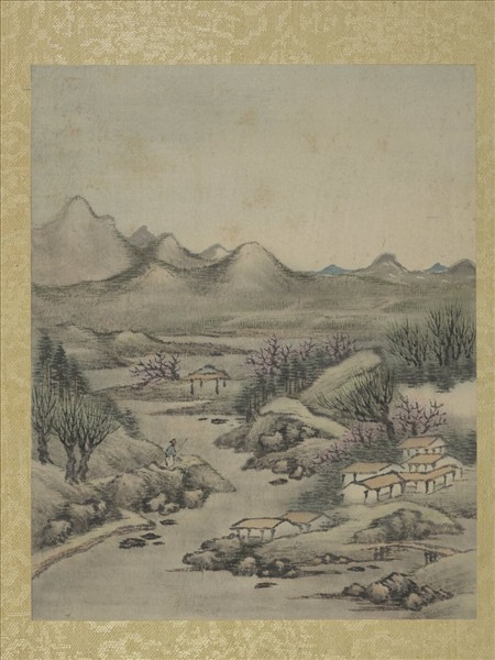 清允禧山水　冊　晴溪花柳