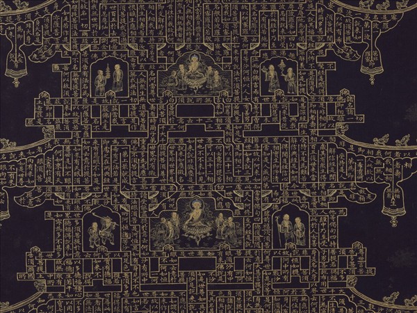 清于敏中書金剛經塔　軸