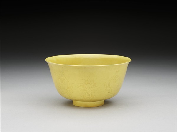 黃釉碗