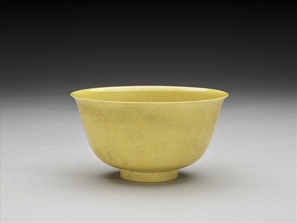 黃釉碗