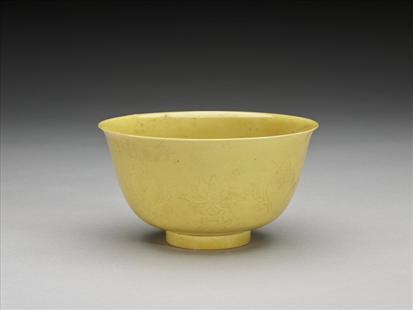 黃釉碗