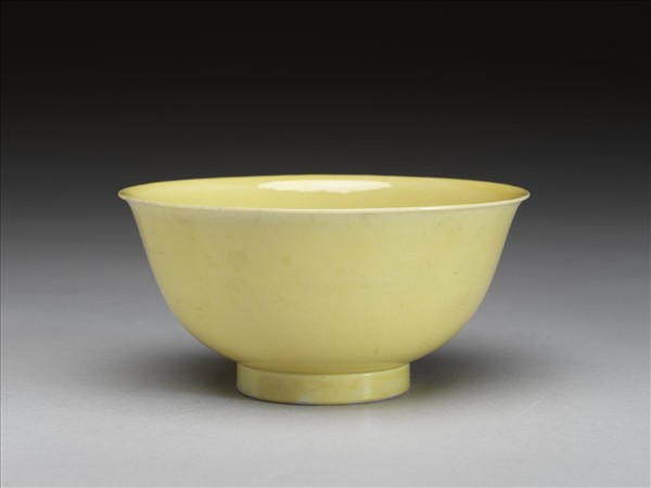 黃釉碗
