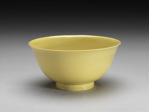 黃釉碗