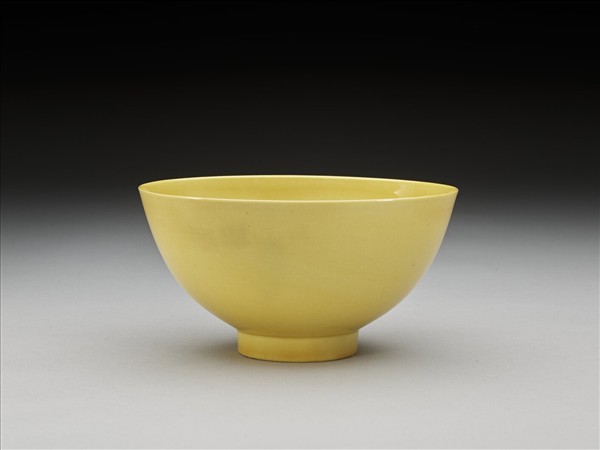 黃釉碗