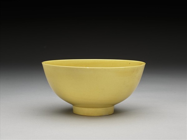 黃釉碗