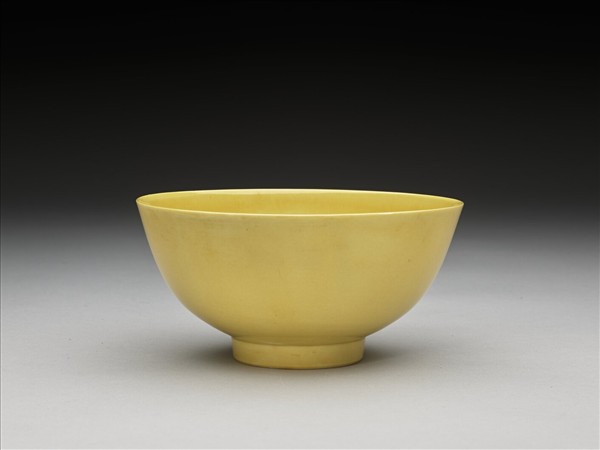 黃釉碗