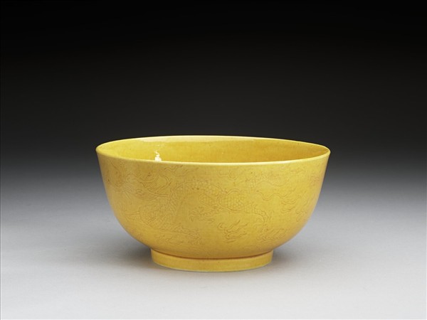 黃釉碗