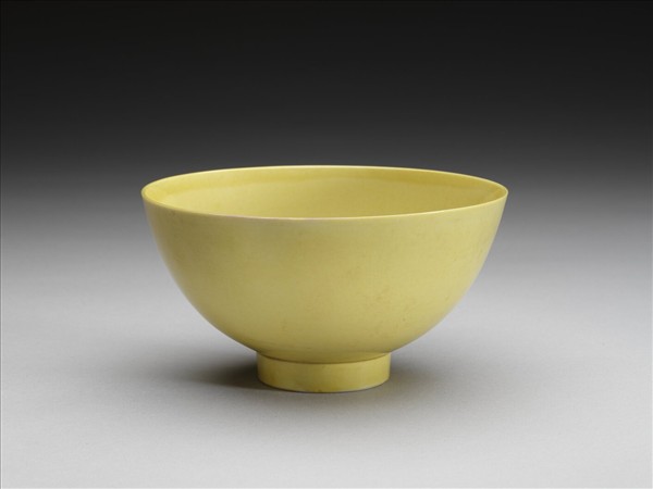 黃釉碗