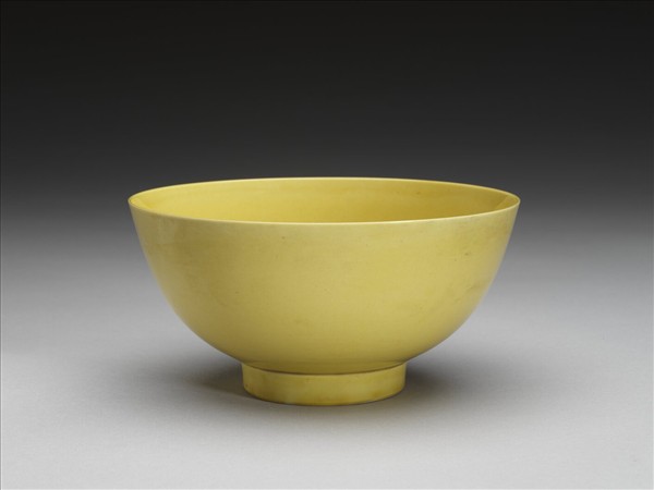 黃釉碗